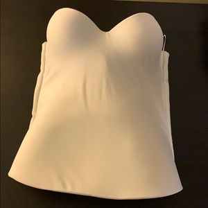 Bridal 36c Long-Line Second Skin Bustier White